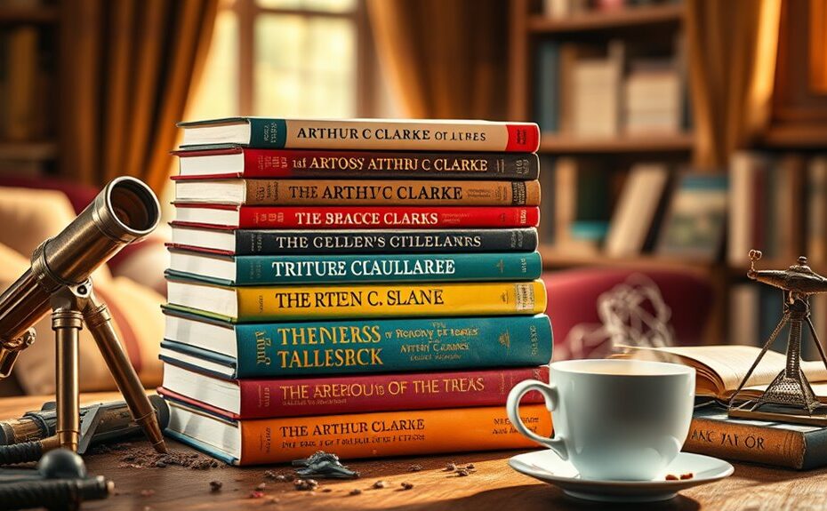melhores romances de Arthur C. Clarke