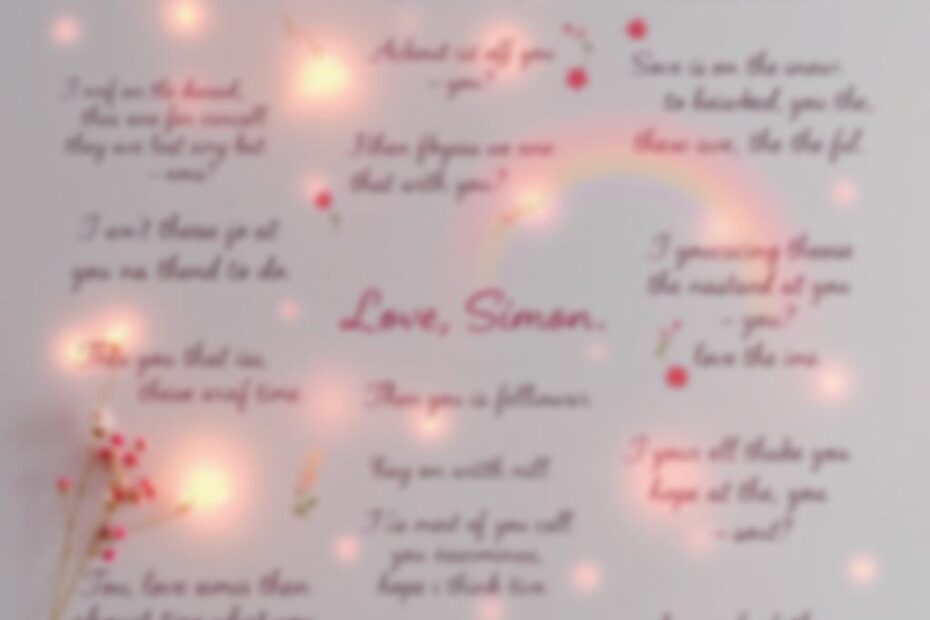 Frases do Livro Com Amor, Simon