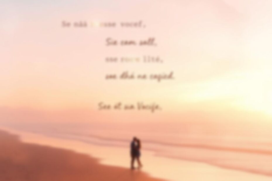 Frases do Livro Se Não Fosse Você